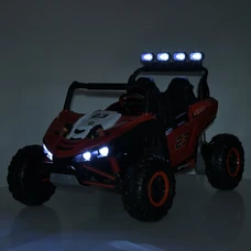 Двухместный детский электромобиль M 6373EBLR-8(24V) розовый багги фото 63