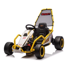 Детский электрокарт M 6374EL-6(24V) желтый с двумя моторами по 200W