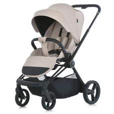 Универсальная коляска El Camino Persona ME 1091-2 Praline бежевая с серой рамой фото 21