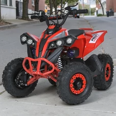 Детский квадроцикл E-XBW-1200-3(MP3) красный бесщеточный мотор 1200W