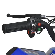 Детский квадроцикл E-XBW-1200-4(MP3) синий бесщеточный мотор 1200W фото 86