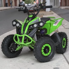 Детский квадроцикл E-XBW-1200-5(MP3) зеленый бесщеточный мотор 1200W