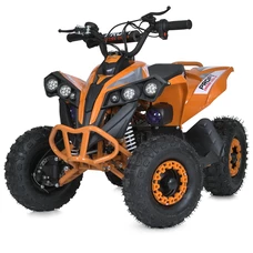 Детский квадроцикл E-XBW-1200-7(MP3) оранжевый бесщеточный мотор 1200W фото 21