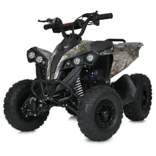 Детский квадроцикл E-XBW-1200S-13(MP3) бежевый камуфляж бесщеточный мотор 1200W фото 21