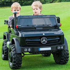 Двухместный детский электромобиль M 5837EBLR-2(36V) грузовик черный с мотором 350W фото 14