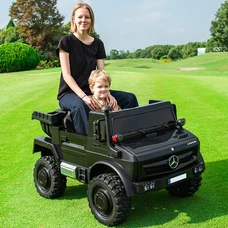 Двухместный детский электромобиль M 5837EBLR-2(36V) грузовик черный с мотором 350W фото 21