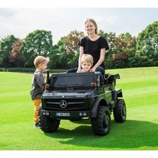 Двухместный детский электромобиль M 5837EBLR-2(36V) грузовик черный с мотором 350W фото 37