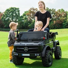 Двухместный детский электромобиль M 5837EBLR-2(36V) грузовик черный с мотором 350W фото 41