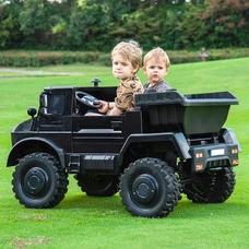 Двухместный детский электромобиль M 5837EBLR-2(36V) грузовик черный с мотором 350W фото 63