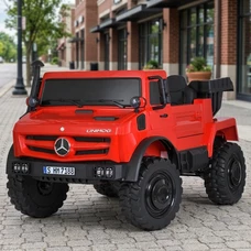Двухместный детский электромобиль M 5837EBLR-3(36V) грузовик красный с мотором 350W