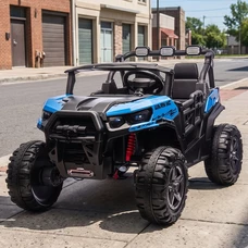 Двухместный детский электромобиль багги M 6368EBLR-4(24V) синий с EVA колесами