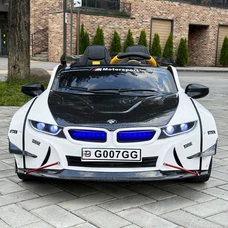 Двухместный детский электромобиль M 5820EBLR-1(24V) белый BMW с двумя моторами по 150W фото 14