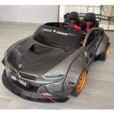 Двухместный детский электромобиль M 5820EBLRS-11(24V) серый BMW с двумя моторами по 150W