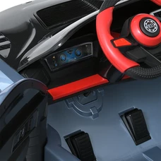 Двухместный детский электромобиль M 5820EBLRS-12(24V) голубой BMW с двумя моторами по 150W фото 31