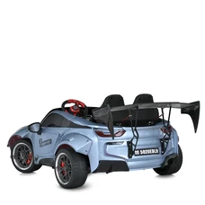 Двухместный детский электромобиль M 5820EBLRS-12(24V) голубой BMW с двумя моторами по 150W фото 71
