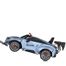 Двухместный детский электромобиль M 5820EBLRS-12(24V) голубой BMW с двумя моторами по 150W фото 86