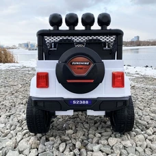 Детский электромобиль джип M 3237EBLR-1 белый с четырьмя моторами фото 41