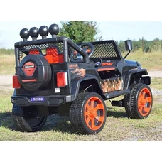 Детский электромобиль джип M 3237EBLR-2-3 черно-красный с четырьмя моторами фото 21