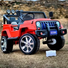 Детский электромобиль джип M 3237EBLR-3 красный с четырьмя моторами фото 21