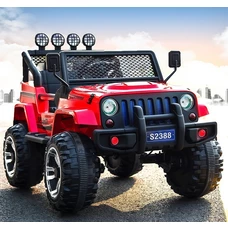 Детский электромобиль джип M 3237EBLR-3 красный с четырьмя моторами фото 41