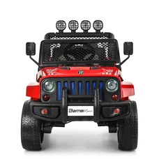 Детский электромобиль джип M 3237EBLR-3 красный с четырьмя моторами фото 71