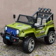 Детский электромобиль джип M 3237EBLR-10 хаки с четырьмя моторами фото 21