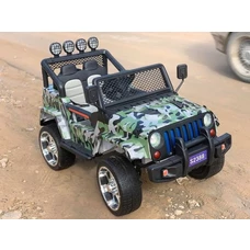 Детский электромобиль джип M 3237EBLR-18 камуфляж с четырьмя моторами фото 37