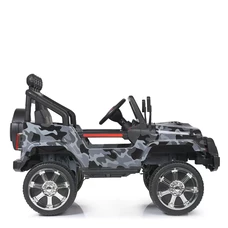Детский электромобиль джип M 3237EBLRS-18 камуфляж с четырьмя моторами фото 41