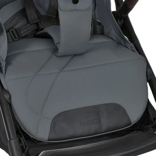 Прогулочная коляска El Camino Amber ME 1227 Magnet Gray темно-серая с чехлом на ножки фото 11