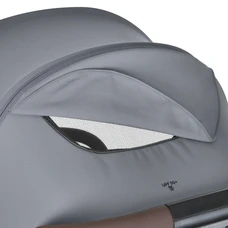 Прогулочная коляска El Camino Amber ME 1227 Owl Gray светло-серая с чехлом на ножки фото 16