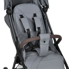 Прогулочная коляска El Camino Amber ME 1227 Owl Gray светло-серая с чехлом на ножки фото 53