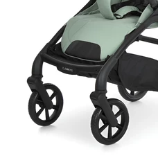 Прогулочная коляска El Camino Amber ME 1227 Owl Gray светло-серая с чехлом на ножки фото 37