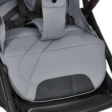 Прогулочная коляска El Camino Amber ME 1227 Owl Gray светло-серая с чехлом на ножки фото 92