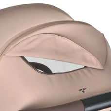 Прогулочная коляска El Camino Amber ME 1227 Nougat Beige бежевая с чехлом на ножки фото 11