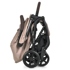 Прогулочная коляска El Camino Amber ME 1227 Nougat Beige бежевая с чехлом на ножки фото 53
