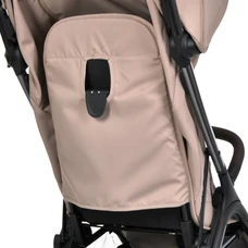 Прогулочная коляска El Camino Amber ME 1227 Nougat Beige бежевая с чехлом на ножки фото 86