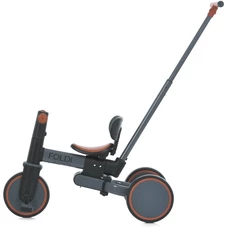 Трехколесный велосипед - беговел El Camino Foldi ME 1202 Graphite графитовый 3 в 1 с ручкой фото 14