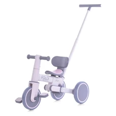 Трехколесный велосипед - беговел El Camino Foldi ME 1202 Lavender сиреневый 3 в 1 с ручкой