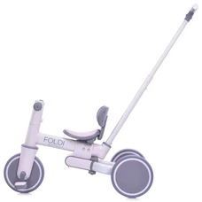 Трехколесный велосипед - беговел El Camino Foldi ME 1202 Lavender сиреневый 3 в 1 с ручкой фото 14