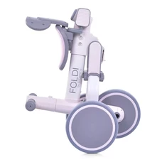 Трехколесный велосипед - беговел El Camino Foldi ME 1202 Lavender сиреневый 3 в 1 с ручкой фото 16