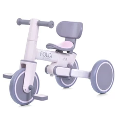 Трехколесный велосипед - беговел El Camino Foldi ME 1202 Lavender сиреневый 3 в 1 с ручкой фото 63