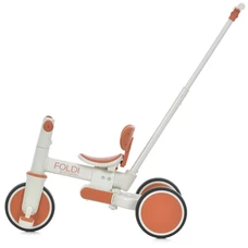 Трехколесный велосипед - беговел El Camino Foldi ME 1202 Сinnamon Beige бежевый 3 в 1 с ручкой фото 14