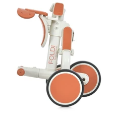 Трехколесный велосипед - беговел El Camino Foldi ME 1202 Сinnamon Beige бежевый 3 в 1 с ручкой фото 16