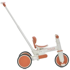 Трехколесный велосипед - беговел El Camino Foldi ME 1202 Сinnamon Beige бежевый 3 в 1 с ручкой фото 21