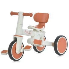 Трехколесный велосипед - беговел El Camino Foldi ME 1202 Сinnamon Beige бежевый 3 в 1 с ручкой фото 63