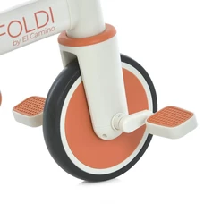 Трехколесный велосипед - беговел El Camino Foldi ME 1202 Сinnamon Beige бежевый 3 в 1 с ручкой фото 86