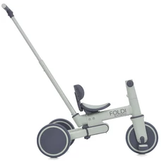 Трехколесный велосипед - беговел El Camino Foldi ME 1202 Slate Green зеленый 3 в 1 с ручкой фото 21