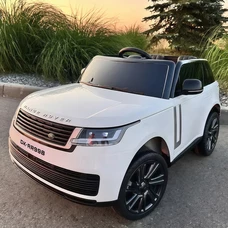 Детский электромобиль M 5055EBLR-1(4WD) белый Range Rover с четырьмя моторами фото 37
