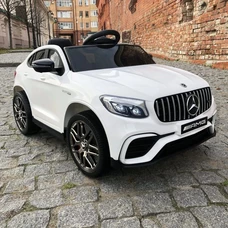 Детский электромобиль Mercedes M 4140EBLR-1 белый с четырьмя моторами фото 14