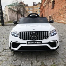 Детский электромобиль Mercedes M 4140EBLR-1 белый с четырьмя моторами фото 21